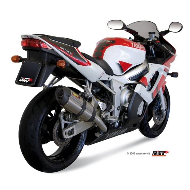 Silencieux Homologué MIVV Suono inox - Yamaha YZF-R6 1999-2002