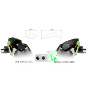 Capot de selle Kawasaki ZX-10R, ZX-10RR - Puig 20704