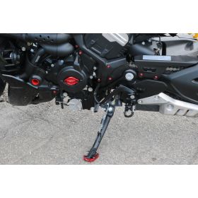 Patin de béquille rouge Ducati Diavel V4 (2023+) - CNC Racing BM509R