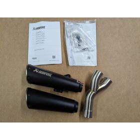 Double silencieux Akrapovic Ducati Scrambler 800 (21-23+) - S-D8SO6-ISSSBL