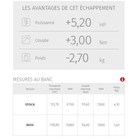 Silencieux homologué MIVV MK3 Carbone - Kawasaki Z900 2017-2019