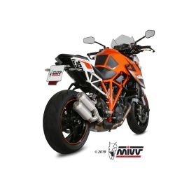 Double silencieux homologué MIVV MK3 inox - KTM 1290 Superduke 2014-2019