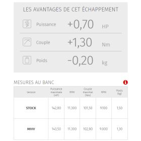 Silencieux homologué MIVV MK3 Carbone - Yamaha MT-10 2016-2022
