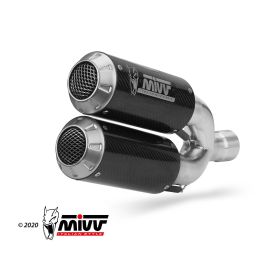 Double silencieux homologué MIVV MK3 Carbone - Triumph Speed Triple 1200RR-RS 2021+