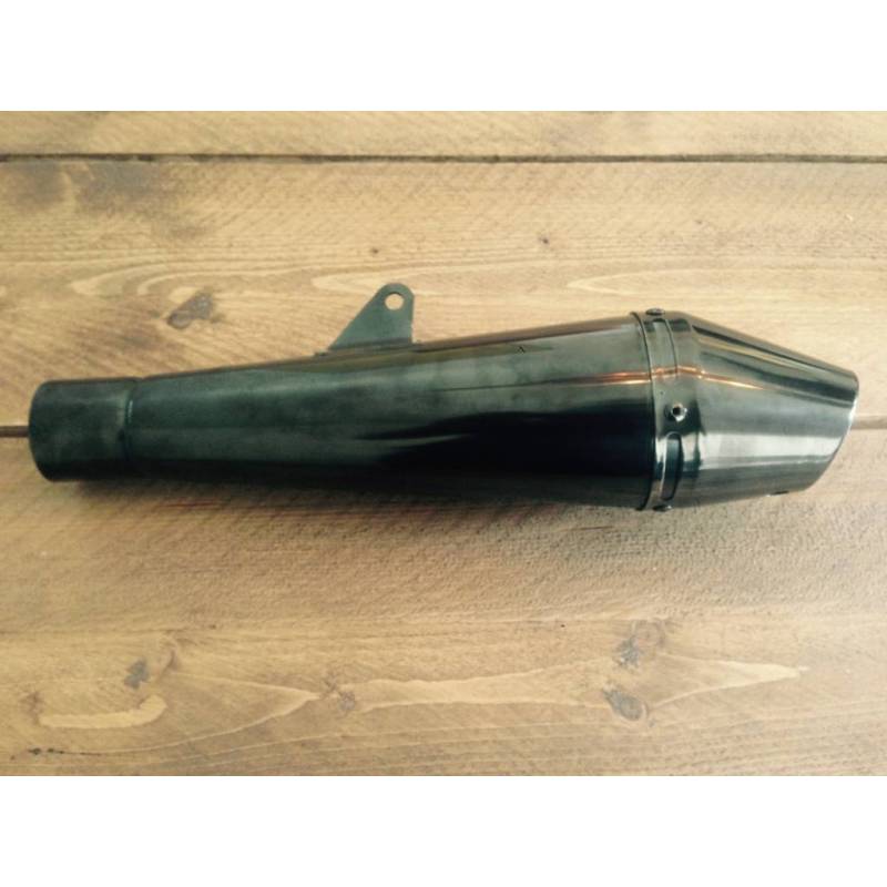 MEGAPHONE CONIQUE GP ACIER NOIR TYPE 4