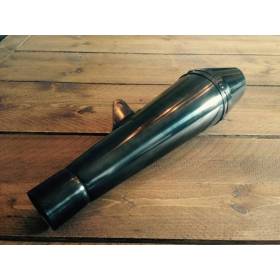 MEGAPHONE CONIQUE GP ACIER NOIR TYPE 4