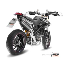 Silencieux homologué MIVV Suono inox noir - Ducati Hypermotard/Evo 1100