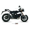 Silencieux bas homologué MIVV Suono noir - Triumph Speed Triple 1050 2011-2015