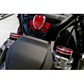 Caches bouchons de fourche pour Ducati Diavel V4 - CNC Racing TE202