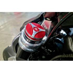 Caches bouchons de fourche pour Ducati Diavel V4 - CNC Racing TE202