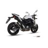 Silencieux Homologué MIVV GP inox noir - Suzuki GSR 750 2011-2016