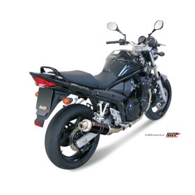 Silencieux noir Homologué Suzuki GSF650 Bandit 2005-2006 / MIVV S.017.LXB