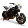 SILENCIEUX TRIUMPH SPEED TRIPLE 07-10 / HP CORSE HYDROFORM BLACK - TRHY1003BLACK-N-AB