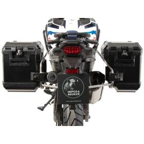 Ensemble de Valises Honda CRF1100L Adventure Sports 2024 - Hepco-Becker Xplorer Noir - 6519544 00 22-01-40