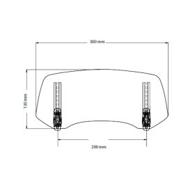 Visière Muti-réglable pour BMW R1300GS 2023+ - Puig 2.0 Touring