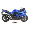 Silencieux double Oval MIVV K.023.LVC - Kawasaki ZZR1400 2006-2007