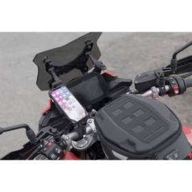 Kit support universel pour guidon / fixation rétroviseur - SW Motech T-Lock Grand Smartphone 