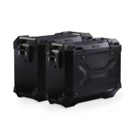 Kit valises en aluminium TRAX ADV Noir. 37/45 l. Voge 650 DS/X (22-).
