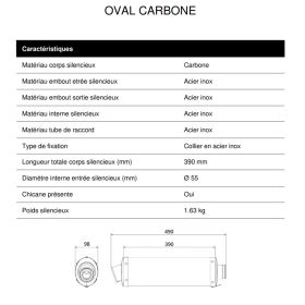 Double silencieux carbone homologué MIVV UY.027.L3C / Yamaha YZF-R1 2007-2008