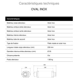 Double silencieux homologué MIVV UY.015.LX1 / Yamaha FZ6, FZ6 Fazer 2004-2011