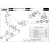 Double silencieux homologué MIVV UY.015.LX1 / Yamaha FZ6, FZ6 Fazer 2004-2011