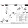 Double silencieux Carbone MIVV UY.015.L3C / Yamaha FZ6, FZ6 Fazer 2004-2011