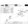 Silencieux homologué MIVV S.035.L3C / Suzuki Gladius SFV650 2009-2015