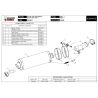 Silencieux homologué MIVV S.030.LX2 - Suzuki GSF650 Bandit / GSX650F