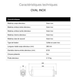 Silencieux inox homologué MIVV H.003.LX1 / Honda CBR600F 1991-1998