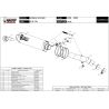 Silencieux Inox homologué MIVV H.006.LX1 / Honda VFR800 1998-2000