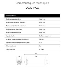 Silencieux Inox homologué MIVV H.006.LX1 / Honda VFR800 1998-2000