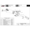 Silencieux inox homologué MIVV H.008.LX1 / Honda CBR600F 1999-2000