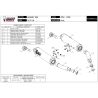 Double Silencieux Inox MIVV H.015.LX1 / Honda CB900F Hornet 2002-2006