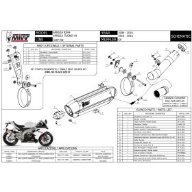 Silencieux Suono inox MIVV A.008.L7 - Aprilia RSV4 09-16 / Tuono V4 10-16