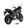 Silencieux inox noir homologué Suono MIVV H.061.L9 / Honda CB500X 2016