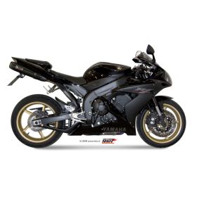 Double silencieux noir homologué Suono MIVV UY.016.L9 / Yamaha YZF-R1 2004-2006