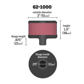 CREPINE FILTRE KN - 62-1000