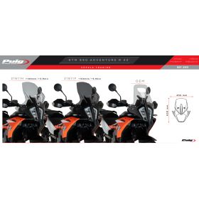 Bulle Touring KTM 790-890 Adventure 2023+ / Puig 21611