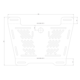 Extension de porte-bagages BMW R1300GS 2023+ / Hepco-Becker