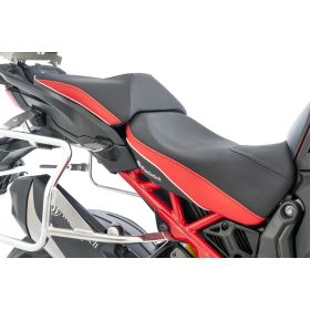 Selle pilote Ducati Multistrada V4 Rouge / Noire - Wunderlich Aktivkomfort Basse
