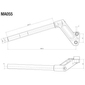 Kit demi-guidon Suzuki Katana 1000 - Rizoma