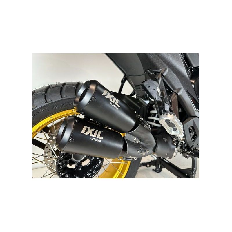 Silencieux Double Court BMW R1300GS, R1300R-RS / IXIL Xtrem Black