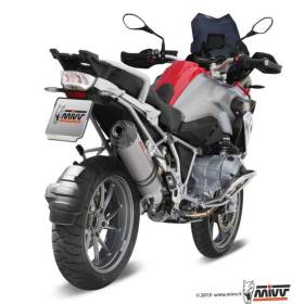 Silencieux BMW R1200GS 13-16 / MIVV Oval Titane