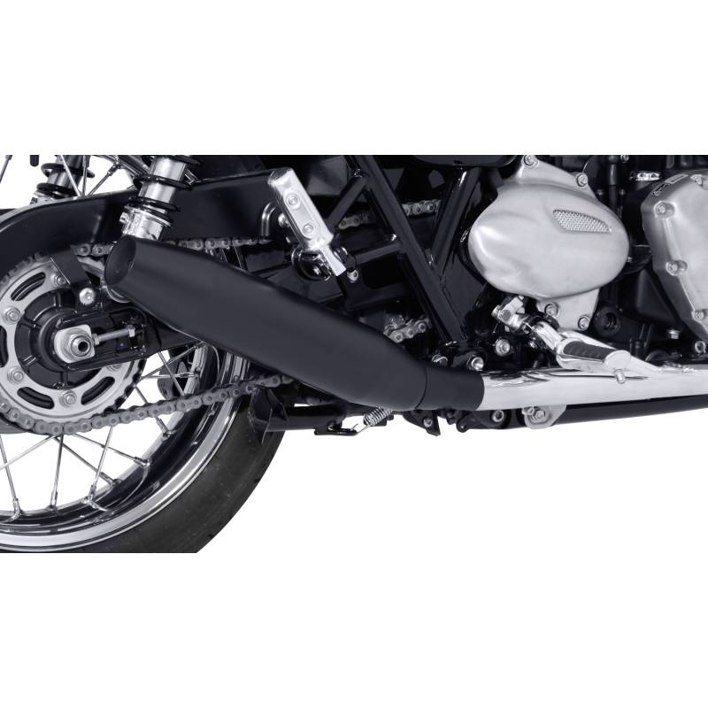 Silencieux Triumph Bonneville T120 - Remus Inox Noir