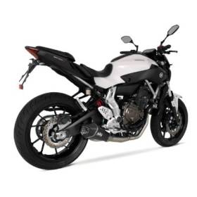 Ligne complète Yamaha MT07 -Remus Inox Noir