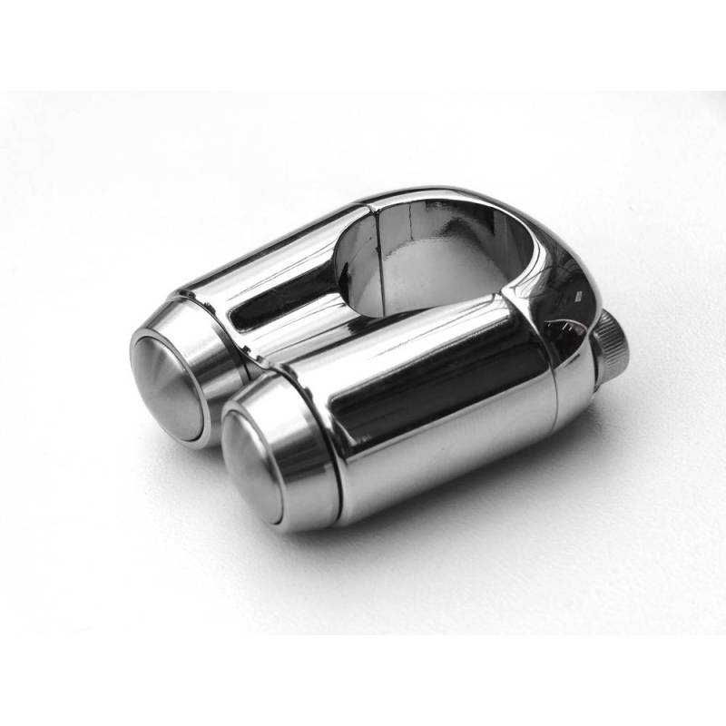 Commodo Motone 2 Boutons 22mm Chrome