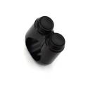 Commodo Motone 2 Boutons 25,4mm ( 1 Pouce ) Noir