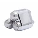 Commodo Motone 3 Boutons 25,4mm ( 1 Pouce ) Chrome