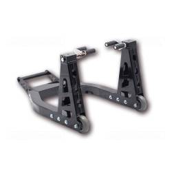 BEQUILLE AVANT PROFESSIONNELLE NOIRE ALUMINIUM