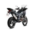 Silencieux homologué Honda CRF1000L Africa Twin 2016-2019/  MIVV Oval Titane
